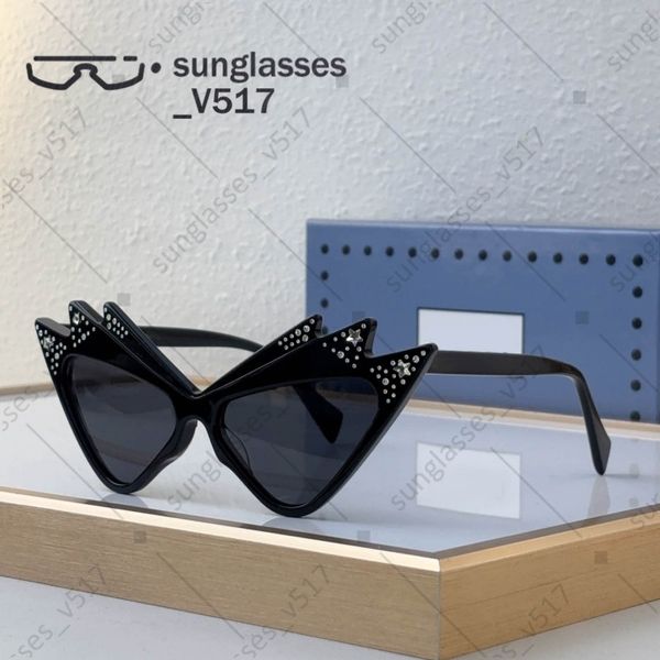 

Stage Cat Eye Sunglasses designer sunglasses glasses for women Euro american trend unique charm catwalk style Sexy and sweet anti UV400 sunglasses Acetate material