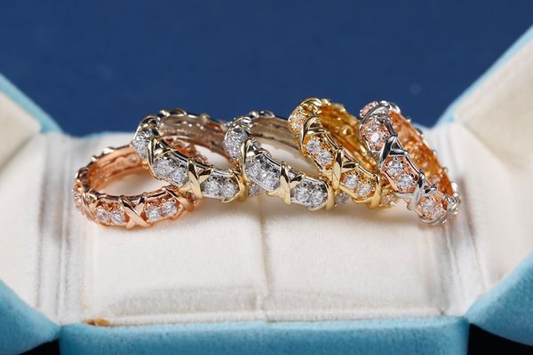 

925 Sterling Silver Engagement Rings with VVS Diamond, Designer Ring for Women, Moissanite Accent, Wedding Jewelry, US Size 5-9