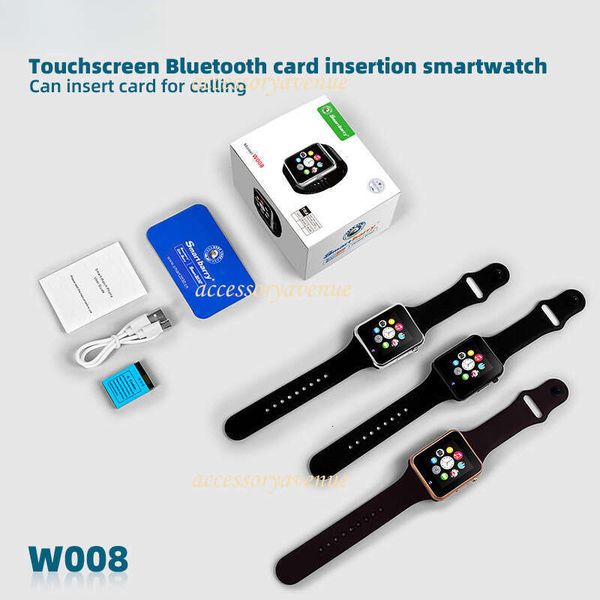 W008 smart watch Bluetooth plug cartoon watch movement step information to remind smart watches.