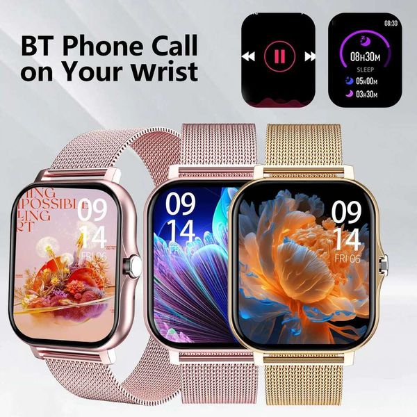 Smart watch wireless calling/dial Sport mode calling reminder and rejection fiess monitoring for iPhone/Andriod