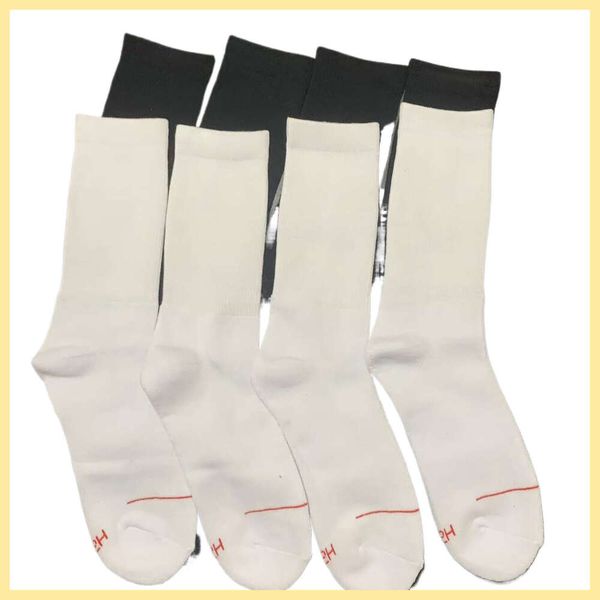 

2 pairs pack high quality fashion casual designer men's cotton breathable 3 color skateboarding hip hop sports socks brands, 1red+white