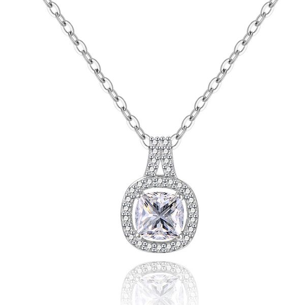 

diamond necklace women necklaces for men luxury necklace tennis chain 925 Sterling Silver Rose Gold Fill Pave White 5A Cubic Zircon Party Clavicle Necklace Gift
