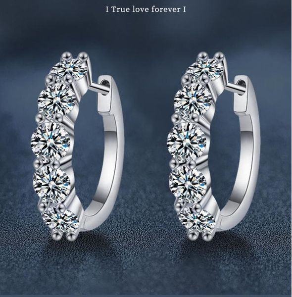 

S925 Sterling Silver Moissanite Snowflake Stud Earrings for Women | D Color VVS Clarity | Elegant Winter Jewelry