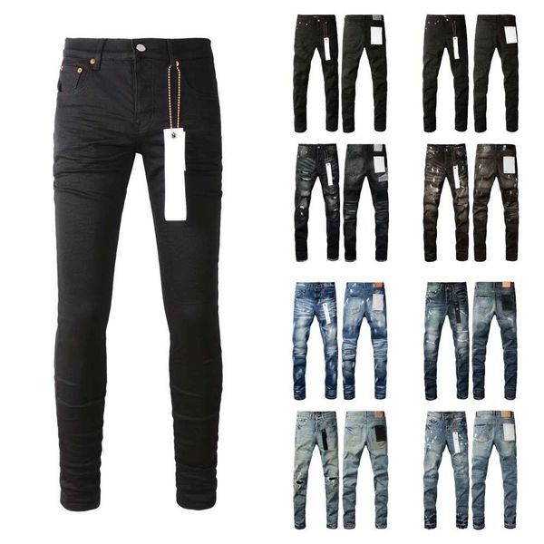 

designer skubi Jean for mens womens denim Trousers Men Black High Straight Retro Streetwear Casual Sweatpants Joggers ksubi jean purple hole Pants Jeanse 5F, Ks-3003