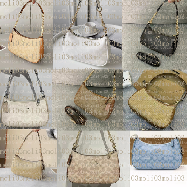 

Free shipping underarm bag 5A Niche design fashion soft leather shoulder bag New fashion mahjong bag shoulder bag 2025 coacherdesigner bag, Color 12 24x15x7cm