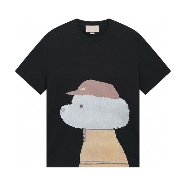 

G1156 Designers T Shirts Classic Mens Shirt Heart Fashion High Quality Letter Sweater T-shirts Pullover Tops Cotton Tshirts, Beige