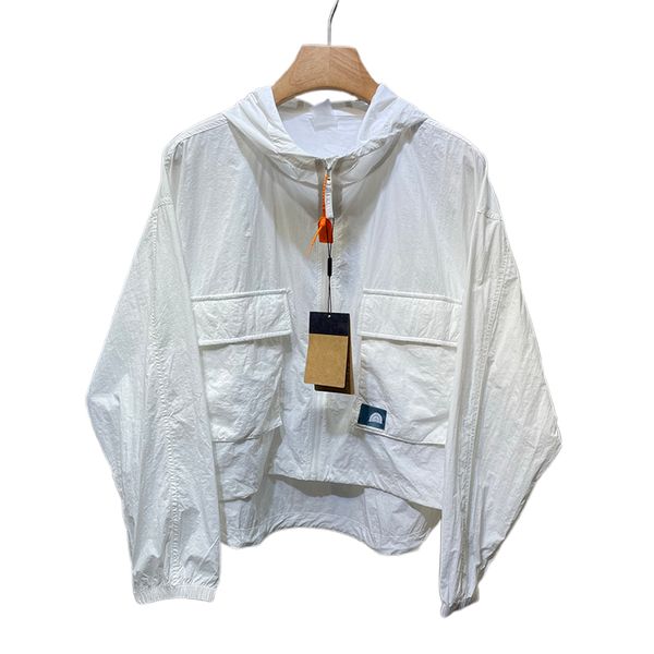 Outdoor clothing sun-proof clothing coat jacket surcoat sun-protective clothing zipper hooded letter embroidery vest tanks tops mens womens