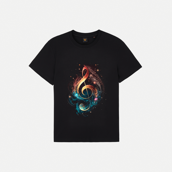 

Breathable Printed Tee for Everyday Wear - No Fade Design, Classic Cut, White