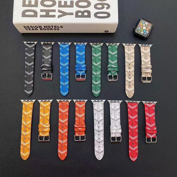 Top Designer Straps Gift Watchbands for Apple Watch Band 45mm 42mm 38mm 40mm 44mm 49mm bands Leather Strap Bracelet Fashion G Flower Wristband iwatch 8 7 6 5 4 SE