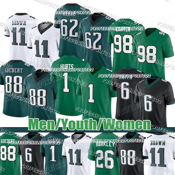Philadelphiacity eagleses jersey Philadelphiacityeagles jersey 26 Saquon Barkley Jason Kelce Jalen Hurts AJ Brown DeVonta Smith Cooper DeJean Football Jerseys