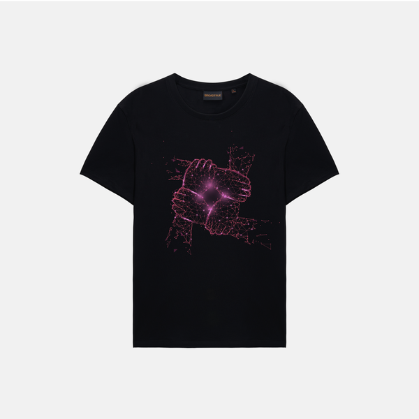 

Breathable Comfort Tee with Long-lasting Print - Unisex Casual Shirt, Lavender
