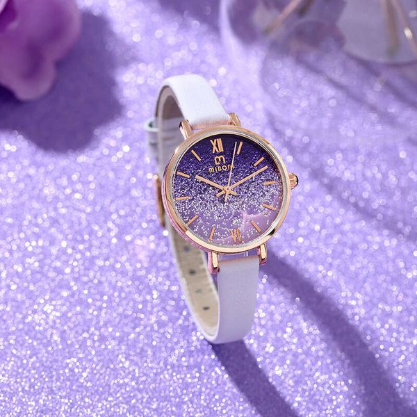 

Miboni All Stars Elegant Women's Tiktok Waterproof Quartz Watch, M-2025l-01 violet