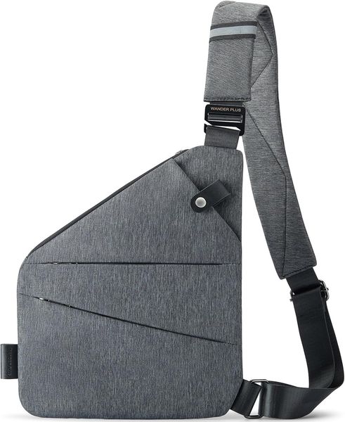 

Theft Crossbody Bag, Shoulder Bag Anti-theft Design for Travel, Sport, Work, Black