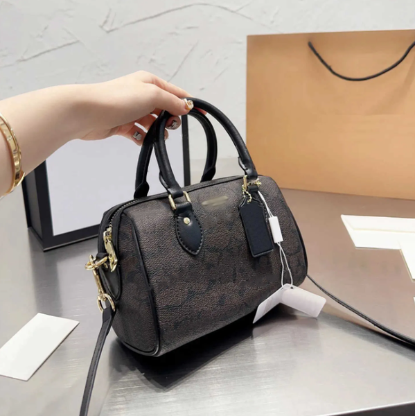 

Evening Bags Mini pillow rowan Boston Bag luxurys handbag bags Shoulder Bag designer women bag luxury Womens Fashionable versatile classic purses crossbody Coffee, Style lychee pattern black