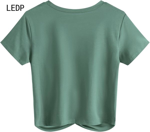 184587 Whale Song Low Frequency Track Large Size Women's T-shirt Ocean Blue Gradient Texture Commuting Slim Deep Sea Sonar Romance