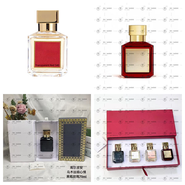 

man Woman cologne perfume 70ml 100ml 200ml Unisex Eau De Parfum Fragrances Extrait 540 Cologne Spray red glass Bottle Long Lasting smell good scents