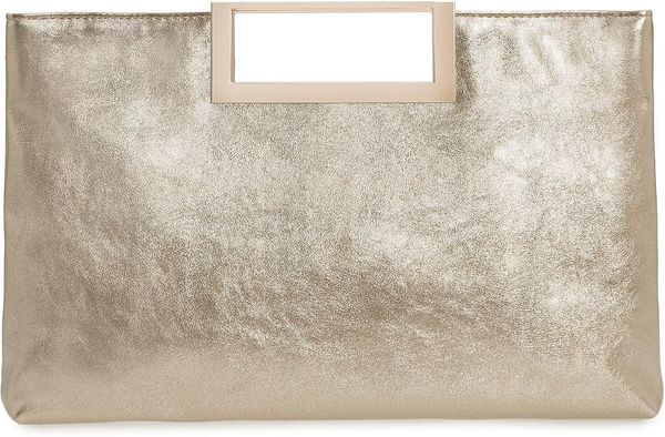 

Fashion PU Leather Handbag Stylish Women Convertible Clutch Purse, Brown