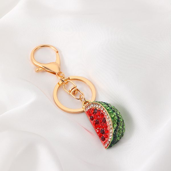 watermelon Bag Charm cherry Strawberry Delicate car Keychain Sweet Phone Pendant meet Occasions Keyring women Backpack Jewelry Gift Student Graduate