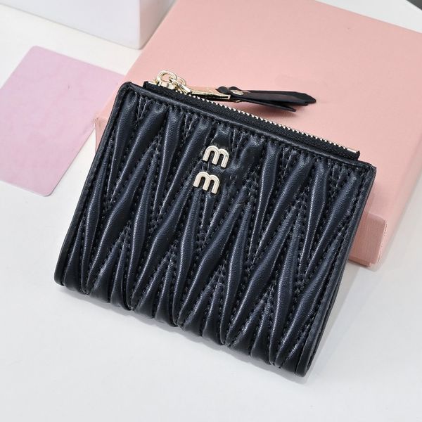 

Luxury Wallets Designer Card Holder Cardholder High Quality Genuine Leather Sheepskin Luxury Wallets Zipper Poucht Card Case Coin Purse Designer Wallet Women, White