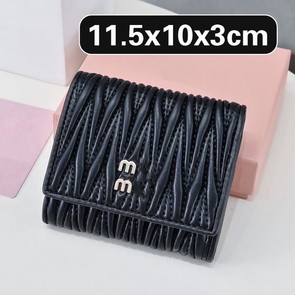 

Wallets Designers Luxury Card Holder Cardholder High Quality Genuine Leather Sheepskin Interior Compartment With Box Luxury Card Case Coin Pouch Luxury Wallet, Silver