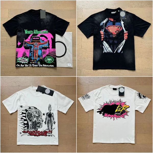 

mens tshirt designer t shirt star shirts Summer Fashion clothes Tshirt Wash Letters Casual streetwear Washed Short Sleeve Man Tee Woman Tops graphic tee asian size, A18