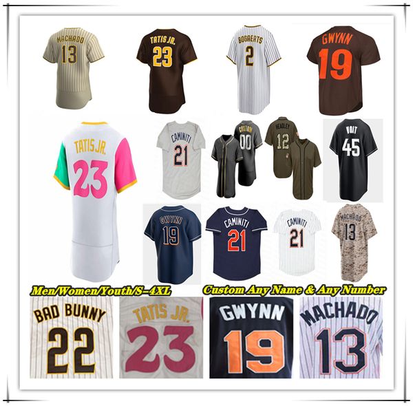 

Fernando Tatis Jr Manny Machado Baseball Jersey Xander Bogaerts Luis Arraez Jackson Merrill Gavin Sheets Dylan Cease Nick Pivetta Cronenworth Darvish Iglesias, Men fans version khaki style