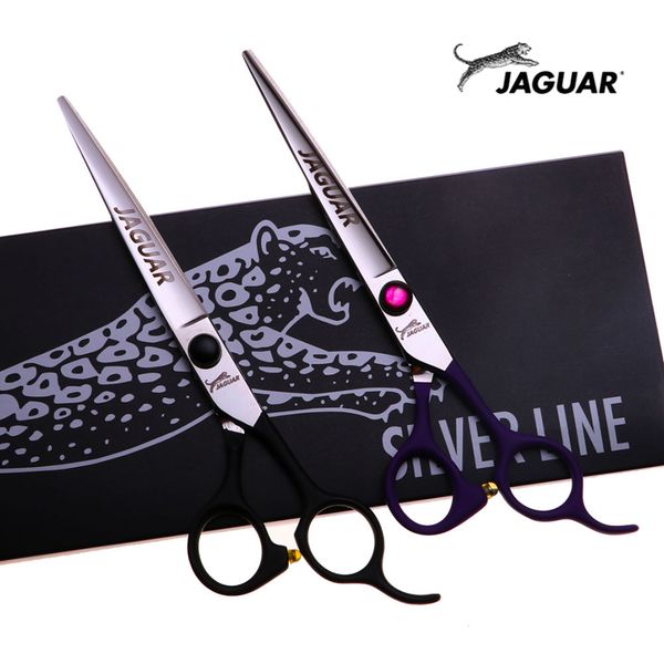 

7 inch Professional Hairdressing scissors hair Cutting Barber shears Purple and Black Style High quality
