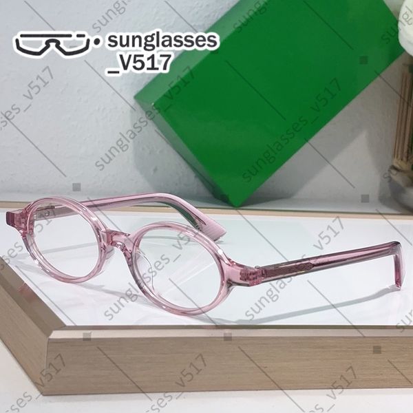 

luxury glasses woman designer read sunglasses glasses men Oval eyeglasses frame Europe and the United States literary model Customisable prescription lenses