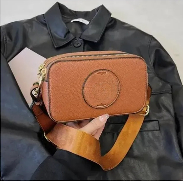 

Designer Women Fashion Men Messenger Purse Exquisite Temperament Cross Body Camera Shoulder Saddle Wallet Tote Bag 463, White