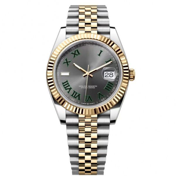 

automatic mens luxury watch 36/41MM Full Stainless steel Luminous Waterproof gold 28/31MM Women Watch Couples Style Classic Wristwatches Super clone watch, Color 14