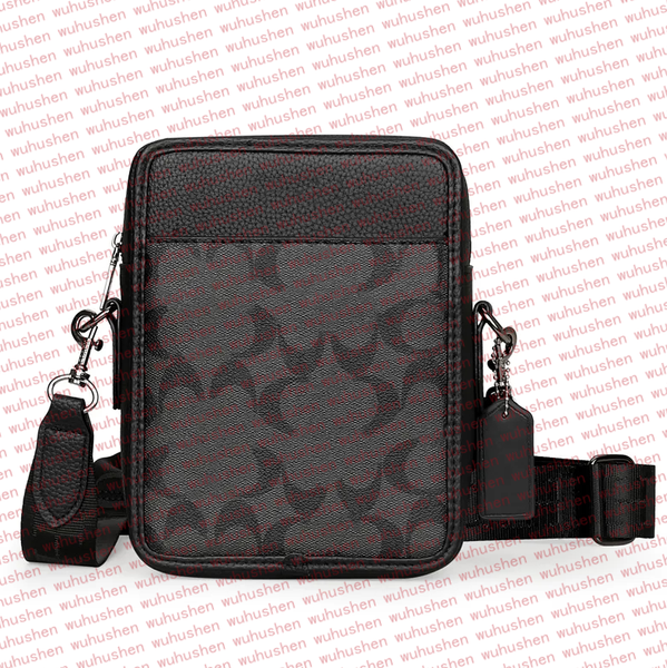 

Men's Crossbody Luxury Designer Wallet Cardholder Genuine Leahter Black Blue Shoulder New Style Business Handbag Women's Bag, 7#
