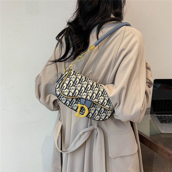 

Designer Bags Fashion Saddle Bags Luxury Bags Shoulder Crossbody Ladies Mini Bags High Quality Leather Flap Armpit Designer Bags 2025 Medium Handbags, #24