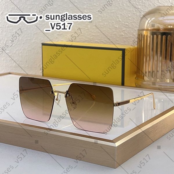 

square sunglasses women designer sunglasses Rectangular sunglasses men rimless metal glasses Simple and fashionable Europe America classic style UV400 shades