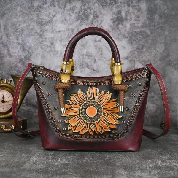 

Designer Retro Leather Tote Bag for Women 2025 New High-grade Atmosphere Single-shoulder All-matching Crossbody Bag, White