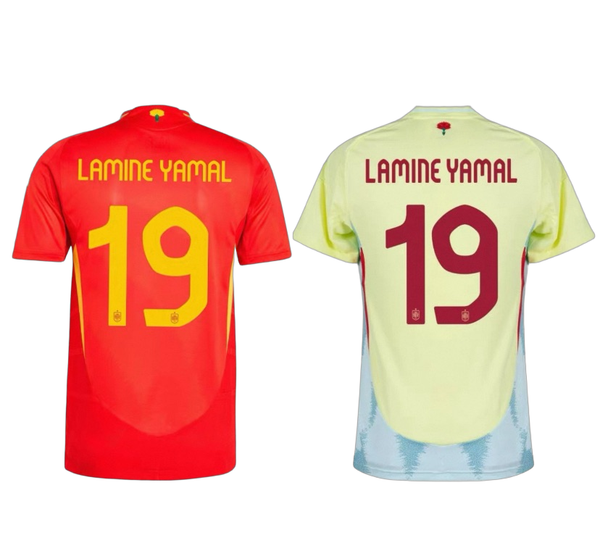 Home Edition of Spain's FC Uniforms Authentic 24/25 Away Kit for Supporters