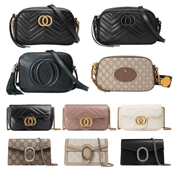 

Designer bag Shoulder bag Luxury Camera bags Crossbody bag High Quality Leather Wallet Women Classic Black Shoulder bag Tassel Charm Double Letter Metal Decoration, #10