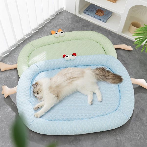 

Pet Cool Mat Pet Kennel Pad - Comfortable Cooling Mattress for Dogs and Cats, Avocado green