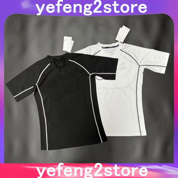 mens tank tops underwear Sports and fitness base T-shirt athleisure high elasticity long sleeves