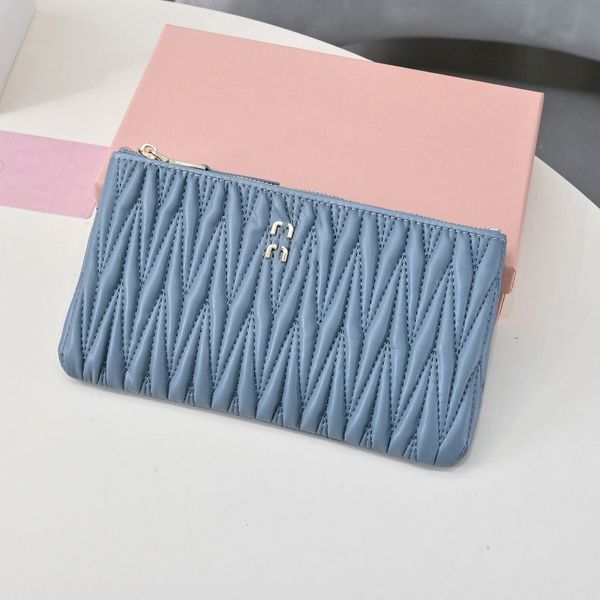 

Wallet Designer Woman Card Holder Card Case High Quality Genuine Leather Sheepskin Short Wallet Interior Compartment Cardholder Wallets Designers Coin Pouch, Black