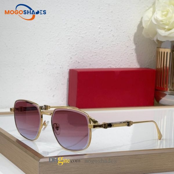 

Luxury designer fashion sunglasses for Man Women Goggle Beach Sun Glasses Metal frame oval high quality Eyeglasses 0485
