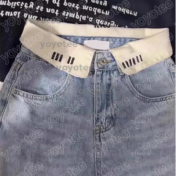 

Designers Womens Denim Jeans Brand Luxury Women Blue Trousers High-quality Wide Leg Jean Female Trouser Straight Fashion Denim Pants BFG2501089