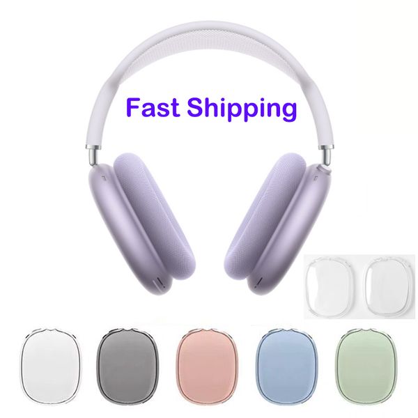 

For Airpods Max bluetooth Headphone Accessories airpodspro max Transparent TPU Silicone Waterproof Protective case AirPod Max Headsets