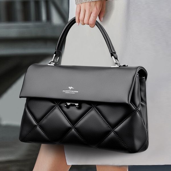 

Designer-Crafted Dia- Handbag 2024 - Women's Slim Quilted Crossbody Purse, Compact Vegan Leather Bag Free Shipping, White