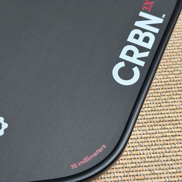 

CRBN 3X Power T700 Carbon Fiber Hybrid Pickleball Paddle 16mm honeycomb core Increased Sweet Spot, USAPA Approved for Pro