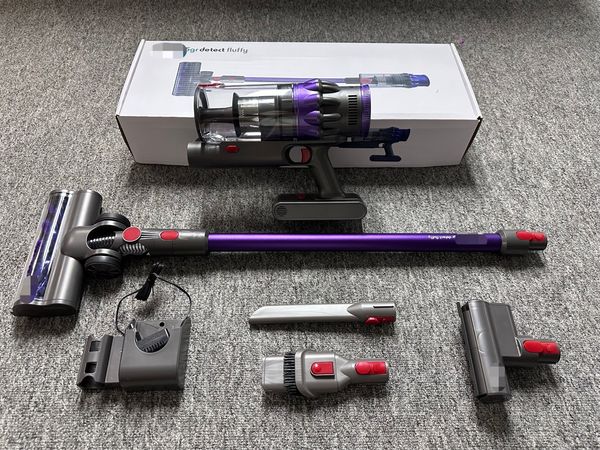 DYSON V15 Fluffy Cordless Vacuum Cleaner - Powerful Suction Ideal for Home & Car Use
