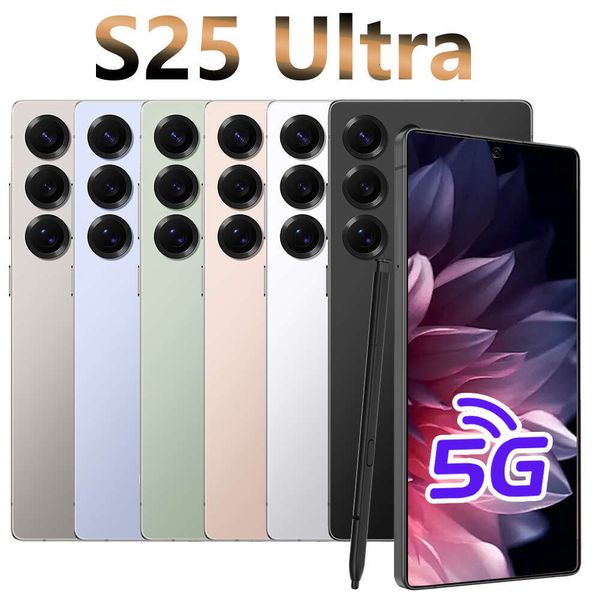 S25 Ultra 5G Smartphone Full Touch Screen 16GB+1TB S25 S24 ultra Mobile Phones Original Facial unlock Android Smartphone mobile phone HD Camera GPS Play game video
