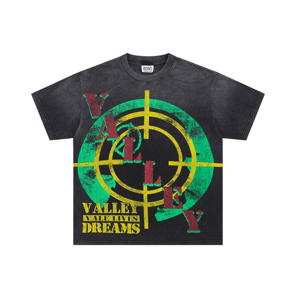 

Men's T Shirts same qulality Vale Big Graphic Oversized Tops Harajuku Gothic American All Cotton Short Sleeve Shirt Men Clothing 013, A004
