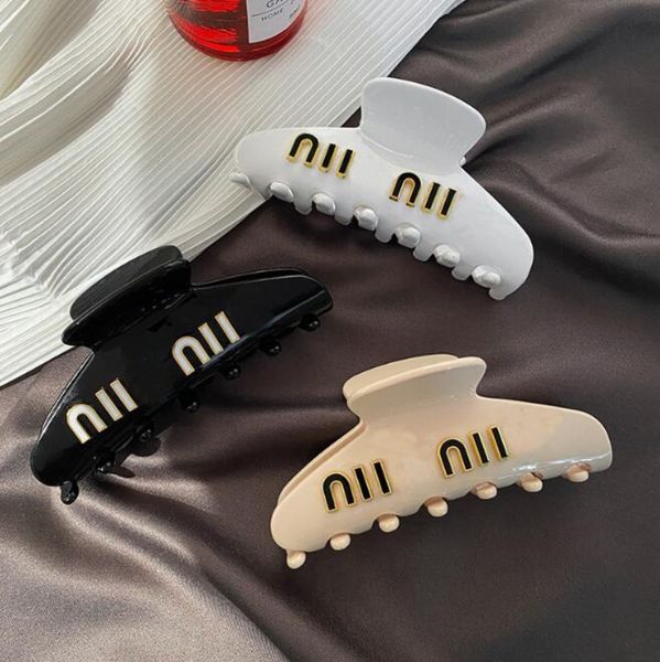 

Hair Clips Barrettes Designer Womens Hairpin Brand Claw Clip Classic Hairclip Fashion Letter Shark Hairpin Luxury Hair Accessories