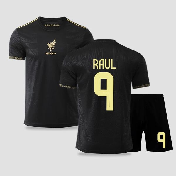 Quality Black Football Jersey with Number 9 - Authentic Design & Match-Making Socks