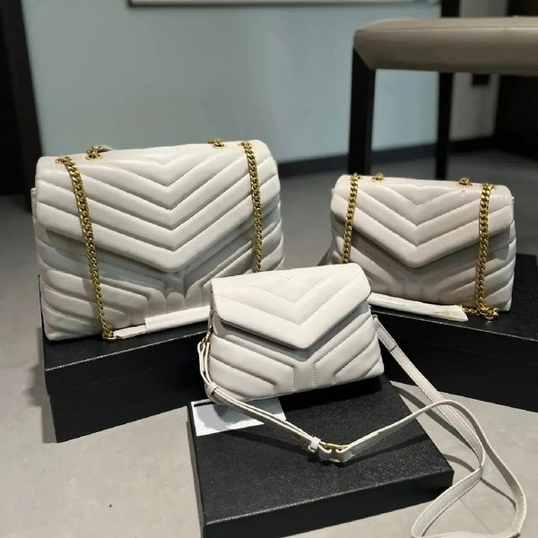 

Luxury Designer Bags Designer womens bag Shoulder Bags Black Cross Body Bags Designers Purses Handbag High Quality 3sizes Gold Chain Flap bags fashion lady Tote bags, 3#